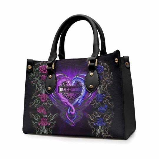 Discover Harley Racing Davidson Leather Handbag, Women's Leather Bag Gift