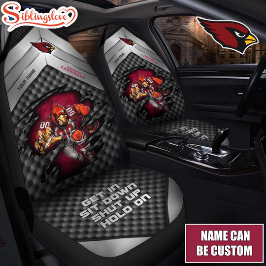 Discover Custom Name Arizonna Cardinals football Car Seat Covers