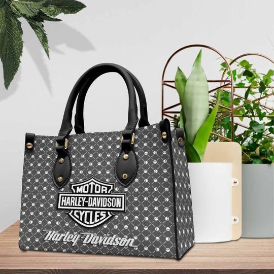 Discover Harley Racing Davidson Leather Handbag, Women's Leather Bag Gift