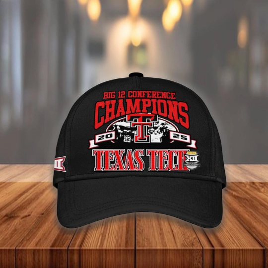 Red Raiders Big12 Champions 2025 Cap