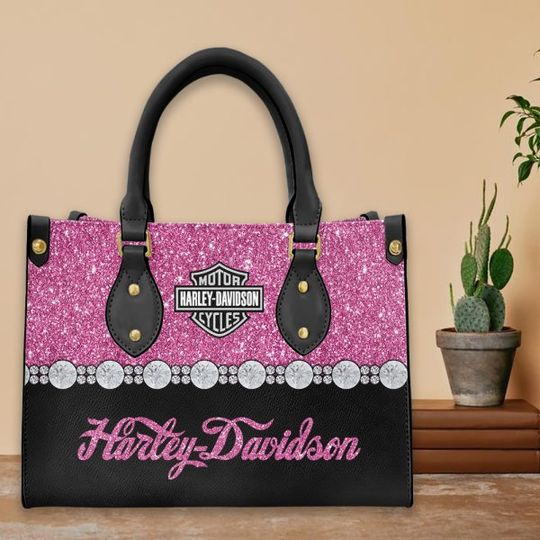 Discover Harley Racing Davidson Leather Handbag, Women's Leather Bag Gift