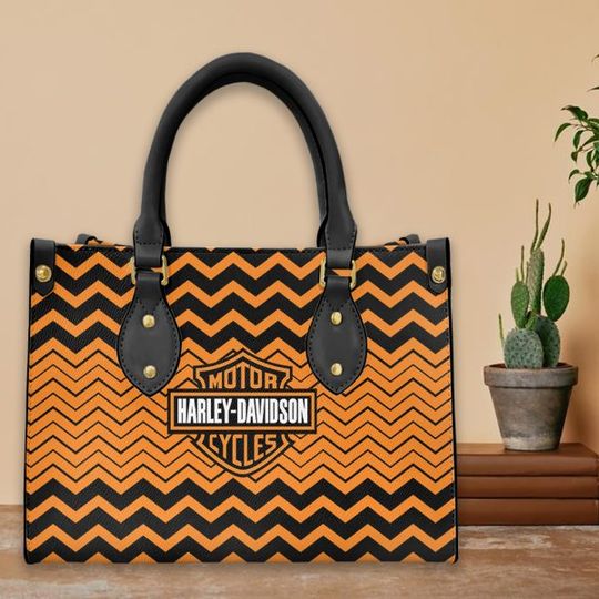 Discover Harley Racing Davidson Leather Handbag, Women's Leather Bag Gift