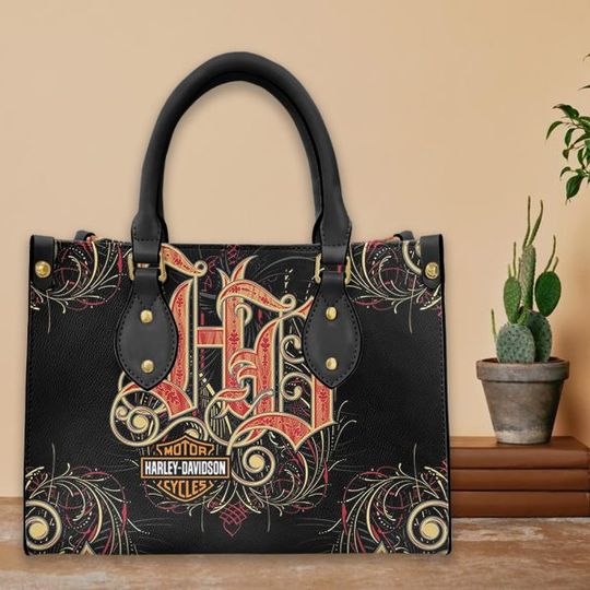 Harley Racing Davidson Leather Handbag, Women's Leather Bag Gift