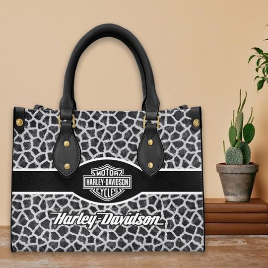 Discover Harley Racing Davidson Leather Handbag, Women's Leather Bag Gift