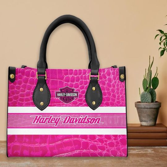 Discover Harley Racing Davidson Leather Handbag, Women's Leather Bag Gift