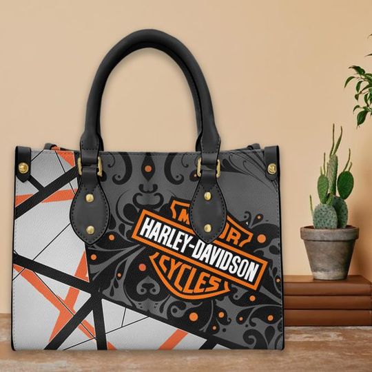 Discover Harley Racing Davidson Leather Handbag, Women's Leather Bag Gift