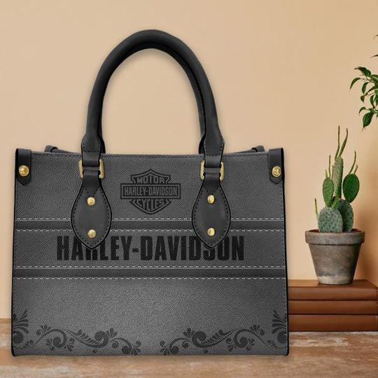 Discover Harley Racing Davidson Leather Handbag, Women's Leather Bag Gift