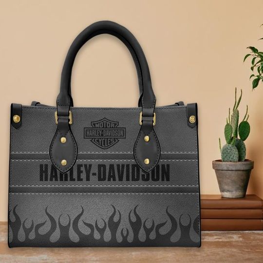 Discover Harley Racing Davidson Leather Handbag, Women's Leather Bag Gift