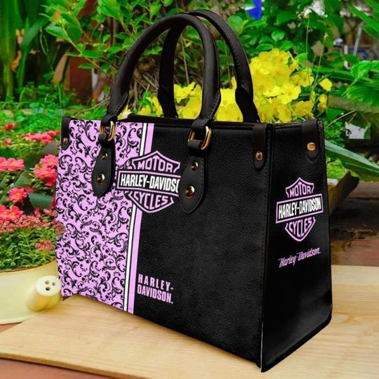 Discover Harley Racing Davidson Leather Handbag, Women's Leather Bag Gift