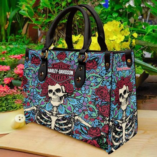 Discover Harley Racing Davidson Leather Handbag, Women's Leather Bag Gift