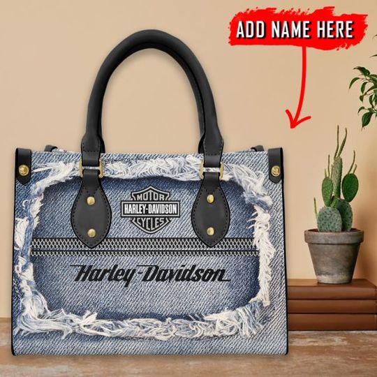 Discover Harley Racing Davidson Leather Handbag, Women's Leather Bag Gift