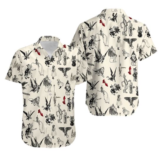Wizard of Oz Vintage Hawaiian Shirt