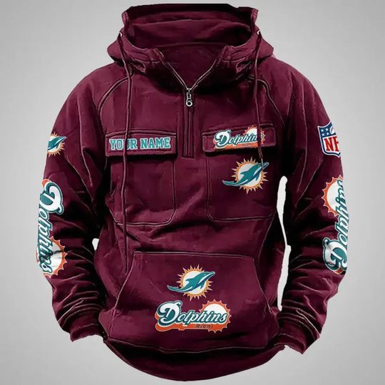 Miami Dolphins Cargo Hoodies