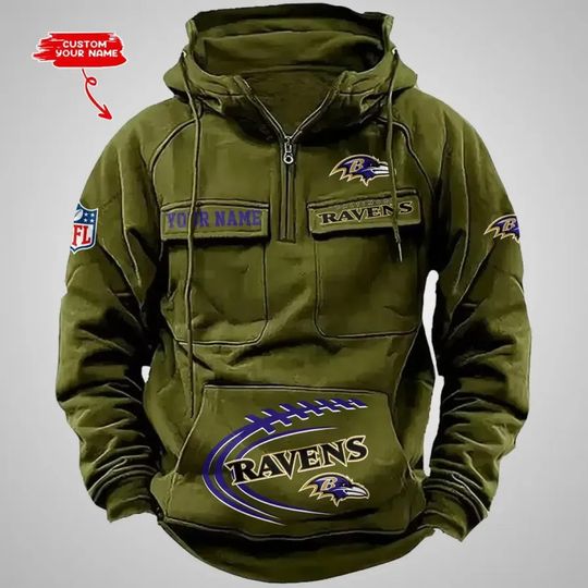 Baltimore Ravens Cargo Hoodies