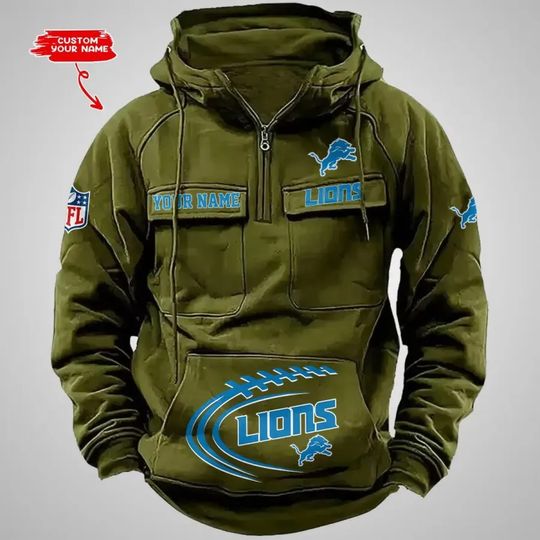 Detroit Lions Cargo Hoodies