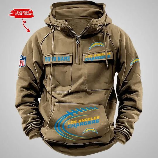 Discover Los Angeles Chargers Cargo Hoodies
