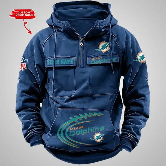 Miami Dolphins Cargo Hoodies