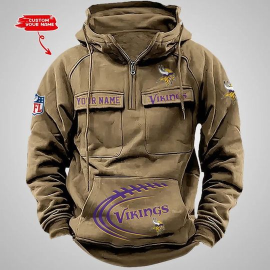 Minnesota Vikings Cargo Hoodies