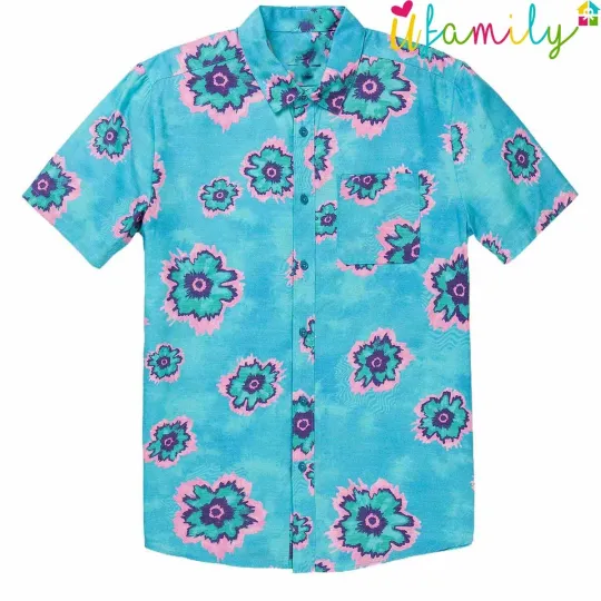 Discover Blue Volcom Hawaii Shirt