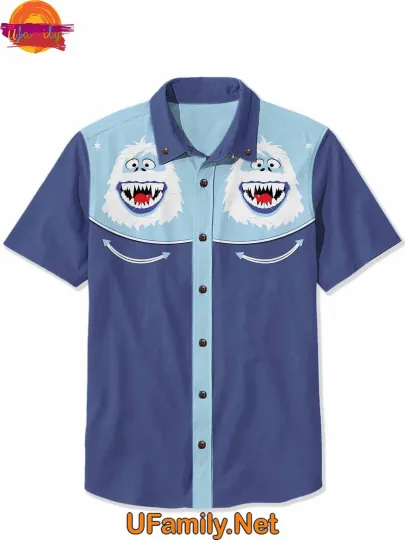 Discover Bumble Face Christmas Hawaiian Shirt