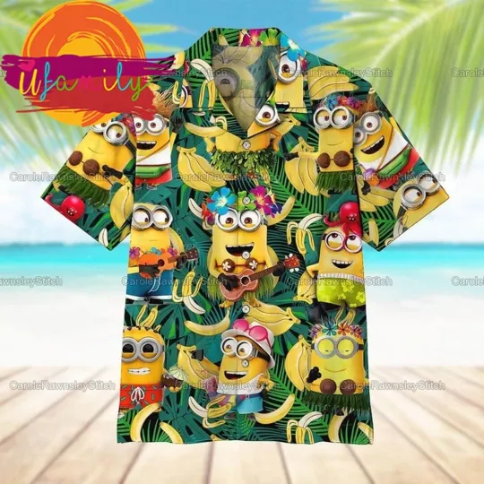 Discover Banana Minions Hawaiian Shirt