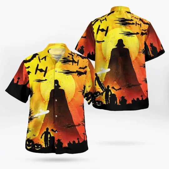 Discover Disney Star Wars Darth Vader Halloween Is Coming Hawaiian Shirt