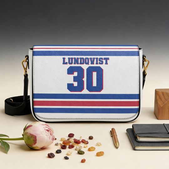 New York Rangers Personalized Shoulder Bag, Custom NHL Hockey Gift