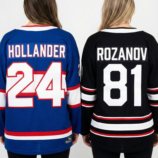 Discover ROZANOV & HOLLANDER Hockey Jersey, Hudson Williams Connor Storrie Shirt, Heated Rivalry Hookey Jersey, Ilya Rozanov Hollander, Gift for Fans