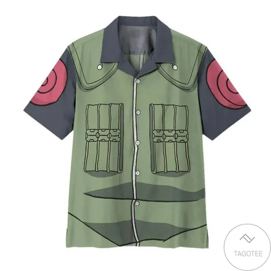 Anime Narutoo Shippuden Kakashi Hatake Hawaiian Shirt For Men
