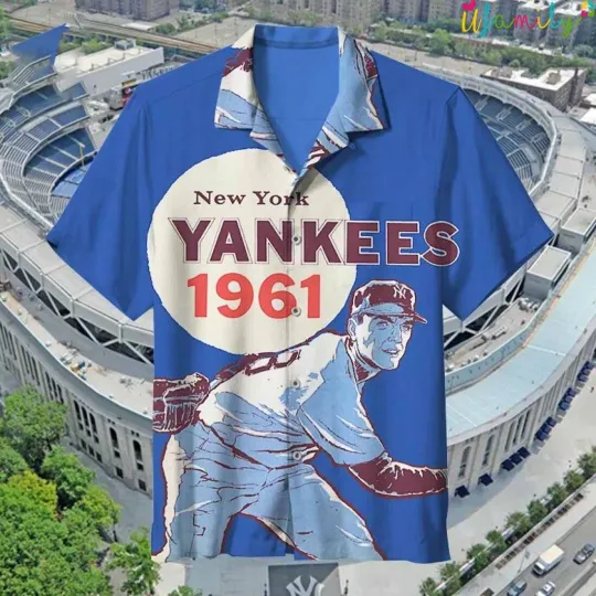 Discover New York Yankees Retro Hawaiian Shirt