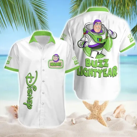 Discover Disney Toy Story Personalized Buzz Lightyear You've Got A Friend Hawaiian Shirt