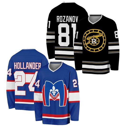 Heated Rivalry Hockey Jersey, ROZANOV & HOLLANDER Hockey Jersey, Connor Storrie Shirt, Movie Inspired Shirt, Ilya Rozanov Shane Hollander