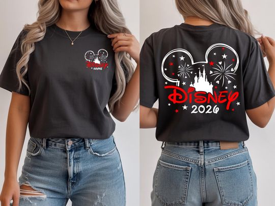 Discover Custom Disney Trip 2026 Shirt, Disneyland 2026 Shirt, Magic Kingdom Tee, Disney Family Matching Tee, 2026 Disney Group Tee, Disney Trip 2026