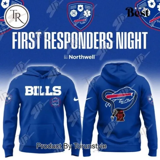 Discover Billss 2026 First Responders Night Hoodie