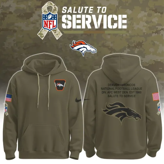 Discover Broncoss Salute To Service Limited Editions Hoodie