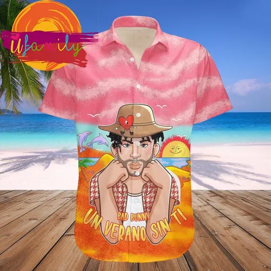 Discover Bad Bunny Mens Hawaiian Shirt