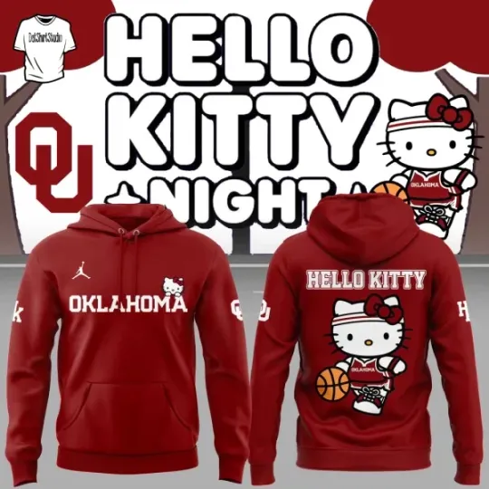 Discover Oklahoma Basketball x Hello Kitty Edition Hoodie