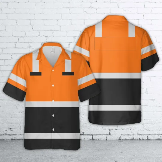 Discover Department Workwear Uniform Hawaiian Shirt