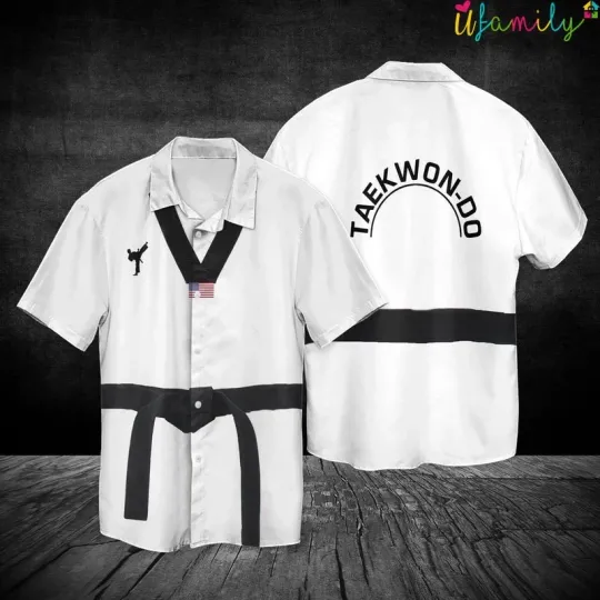 Discover 4th Of July Independence Day Taekwondo Belt For Men And Women Hawaiian Shirt