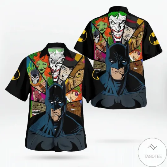 Discover Batman Animated Hawaiian Shirt for Men