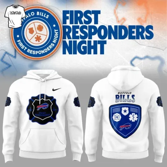 Discover Billsss First Responders Night Edition Hoodie