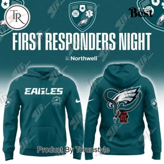 Discover Eagless 2026 First Responders Night Hoodie