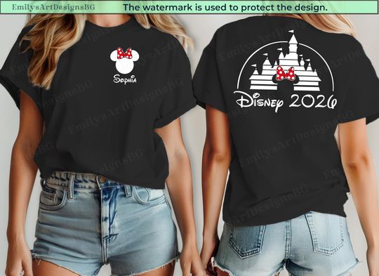 Discover Custom Disney Shirts, 2026 Disneyland Family T-shirt, Disney Squad Tees, Disney Vacation Shirt, Disneyland Paris Trip, Matching Disney Tee