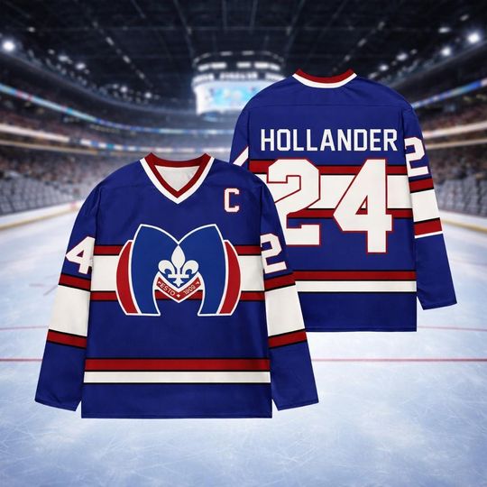Discover Hollander Hockey Jersey  Blue Ice Hockey Shirt  Fan Inspired Hockey Jersey  Heated Rivalry Sports Outfit Giftt.