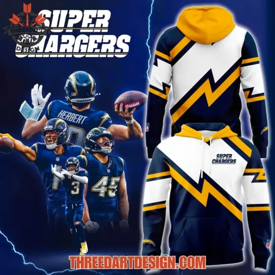 Discover Chargers Super Chargers 3D Hoodie All Over Print  Fan Gear