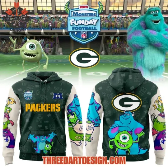 Discover Packer x Monsters Funday Football 3D Hoodie Fan Gear