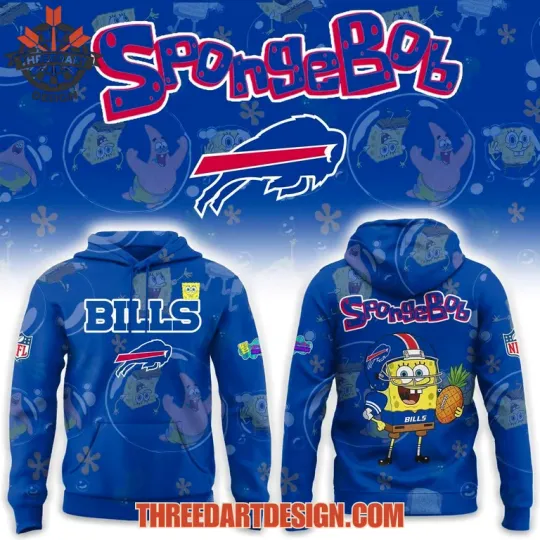 Buf.falo x SpongeBob 3D Hoodie AOP Fan Streetwear