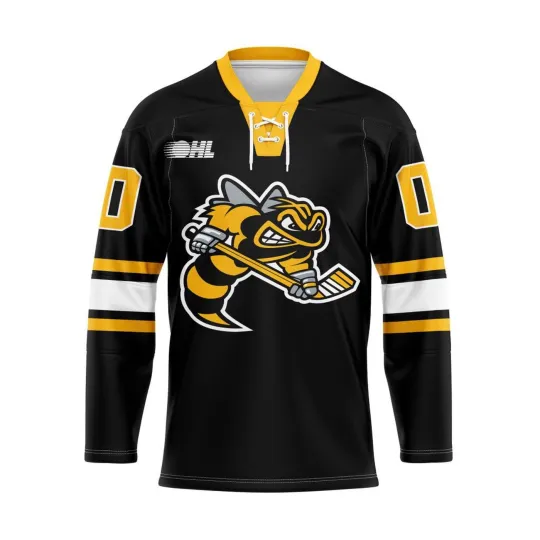 Discover Sarnia Sting Personalized Black Lace Hockey Shirt