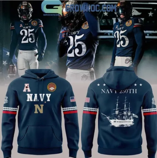 Discover Navy 1Midshipmen Uniforms Celebrating 250 Years 3D Hoodie