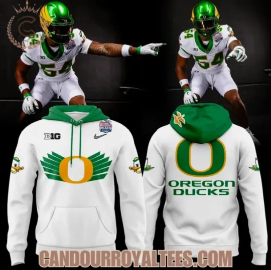 Discover Oregon Football Playoff Semifinal Uniform 3D Hoodie
